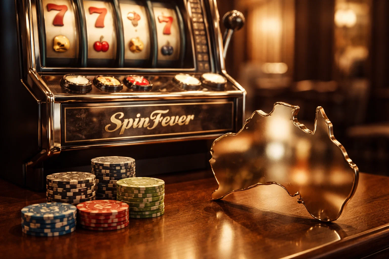 Mobile screen with quick spinfever casino login australia prompt